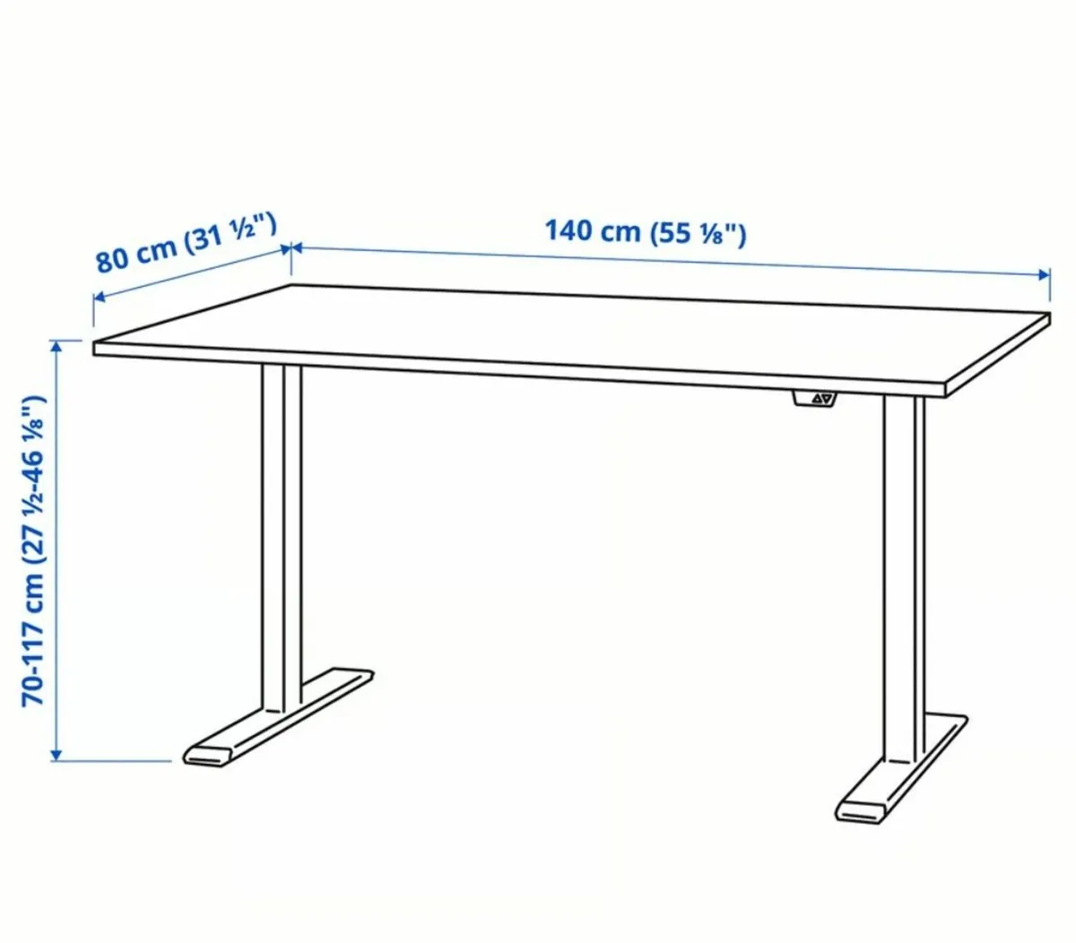 Rodulf electric standing desk from Ikea - Image 4