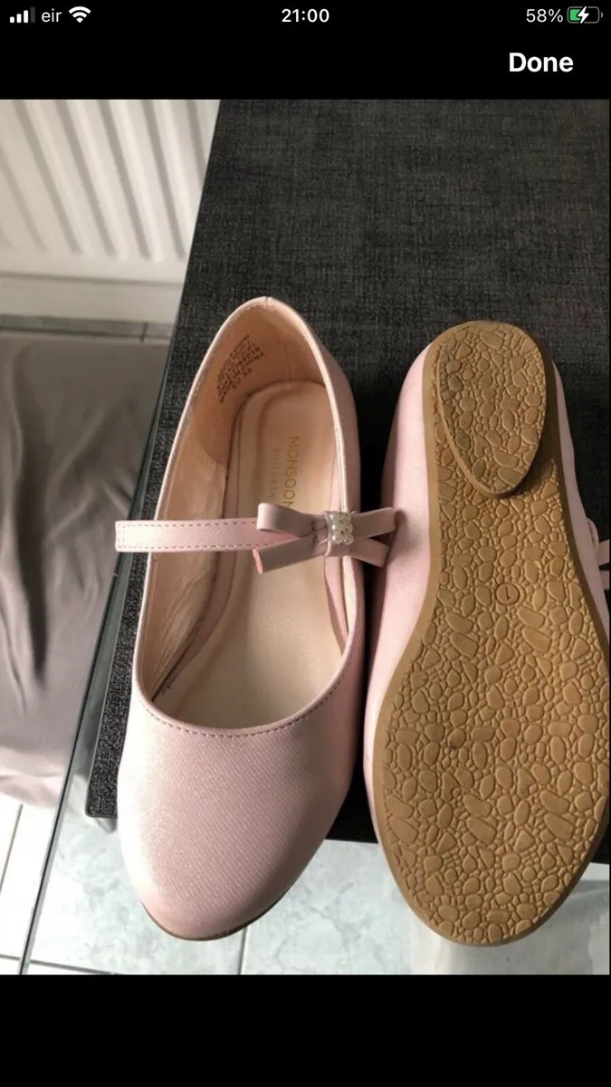 Girls new monsoon shoes size 1 €10 - Image 3