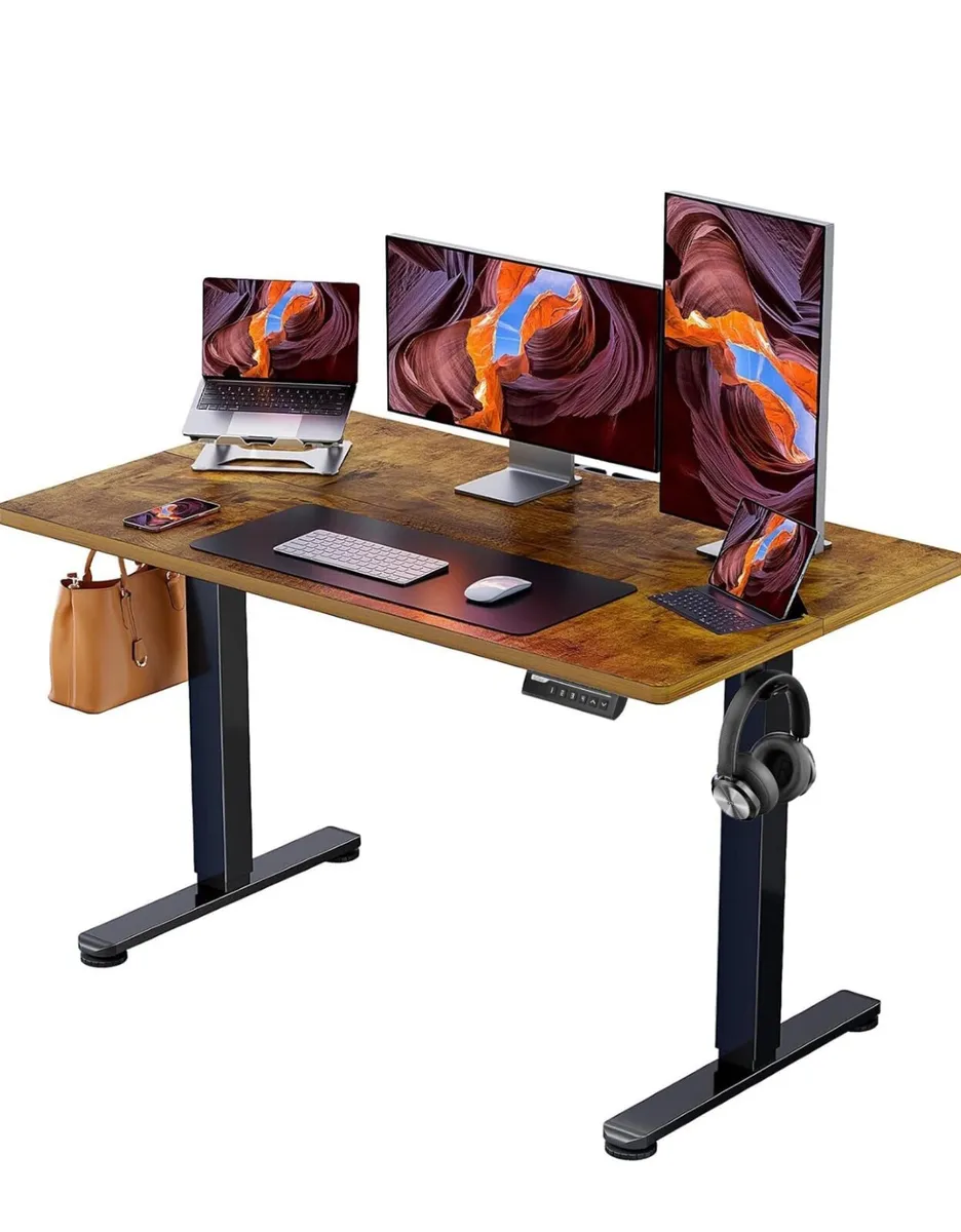 Electric Standing Desk Height Adjustable 120 x 60c - Image 1
