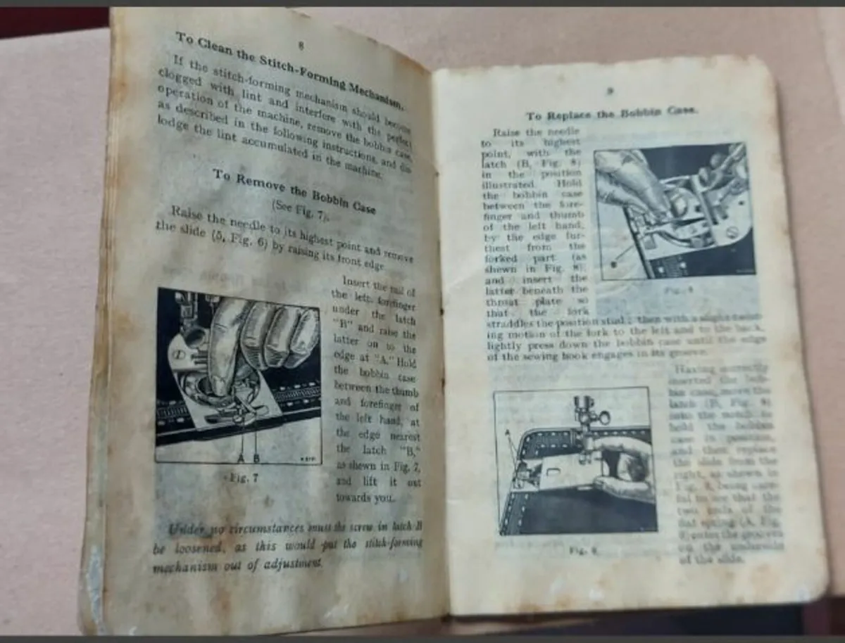 Rare Singer sewing Machine Instruction Manual - Image 2