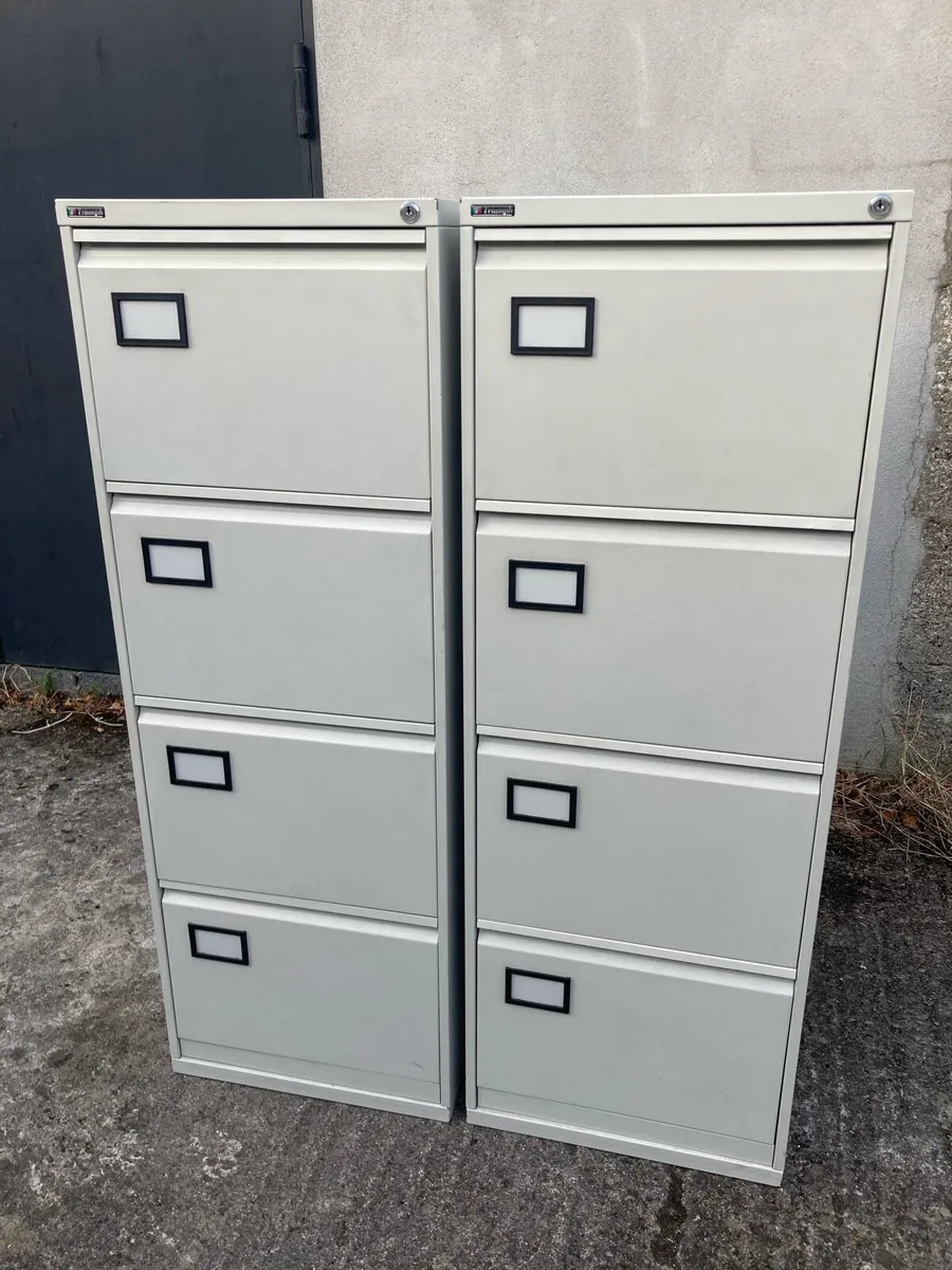 Filing Cabinets x 2 - Image 2