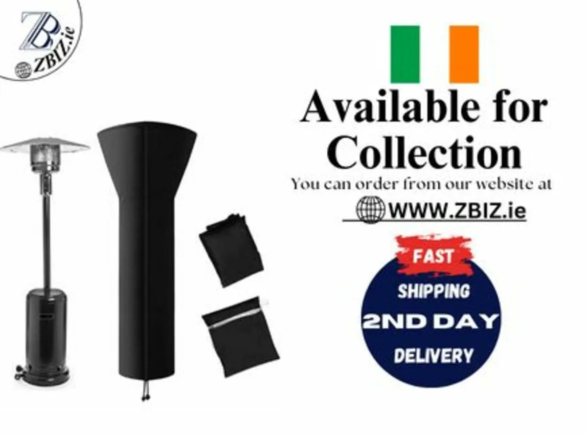 Waterproof Patio Heater Covers Outdoor with Zipper - Image 1