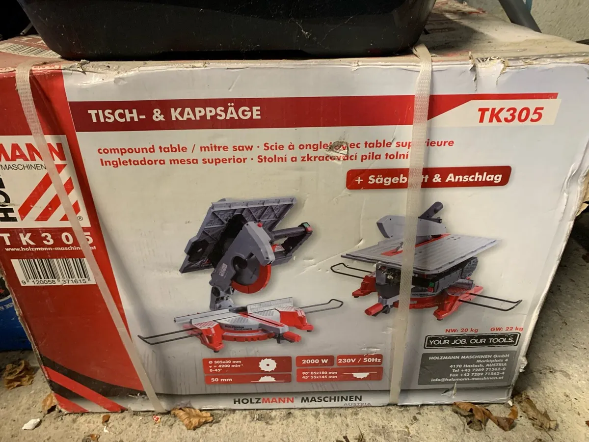 chop saw and stand - Image 1