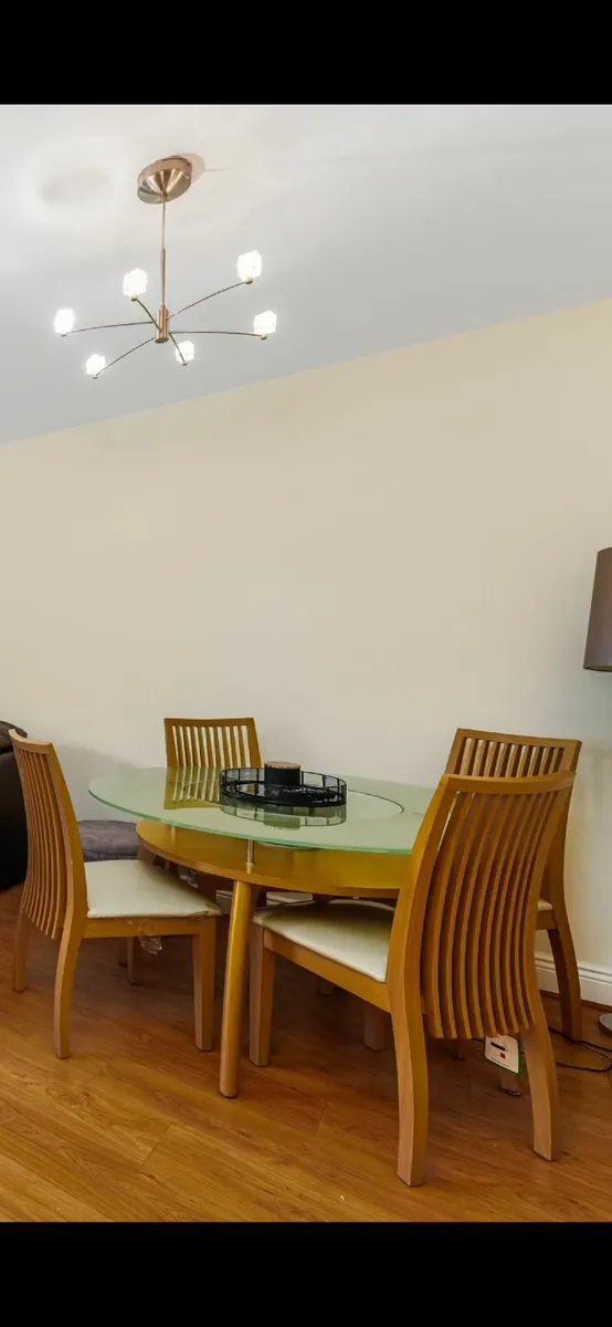 Dining room table and chairs