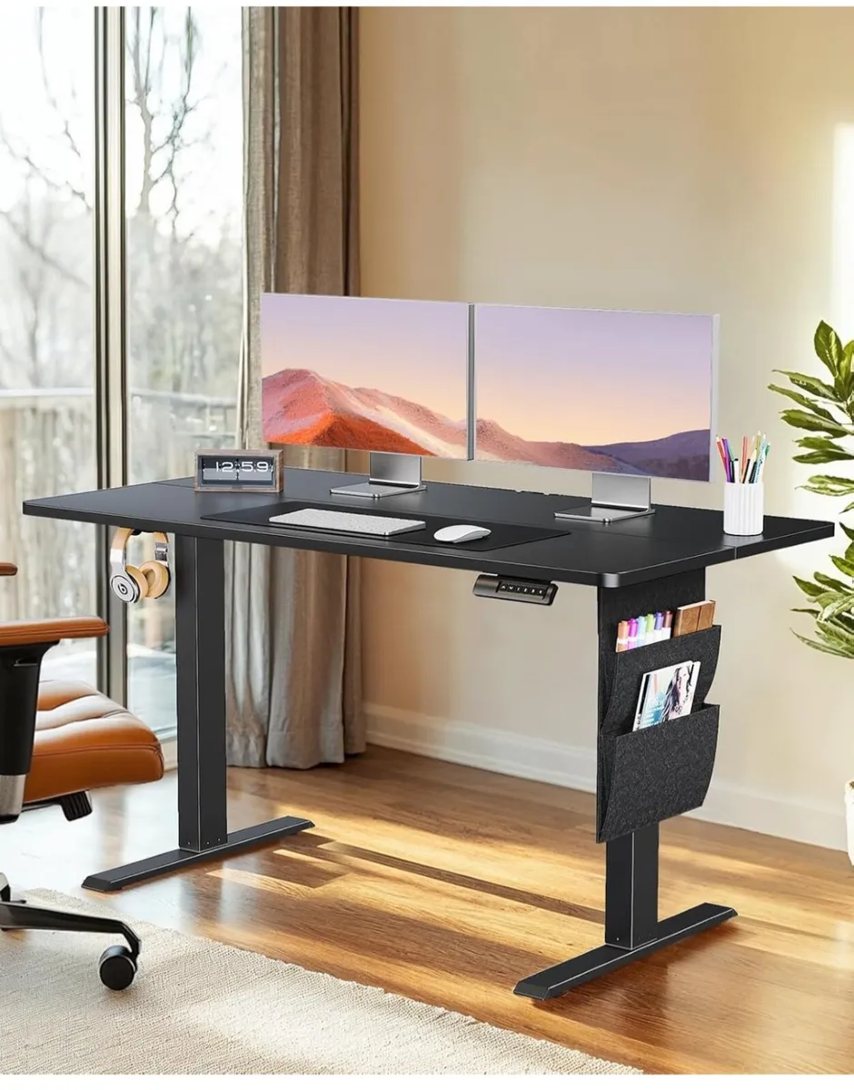 Standing Desk 120x60cm, Supports Up to 80KG Height - Image 1