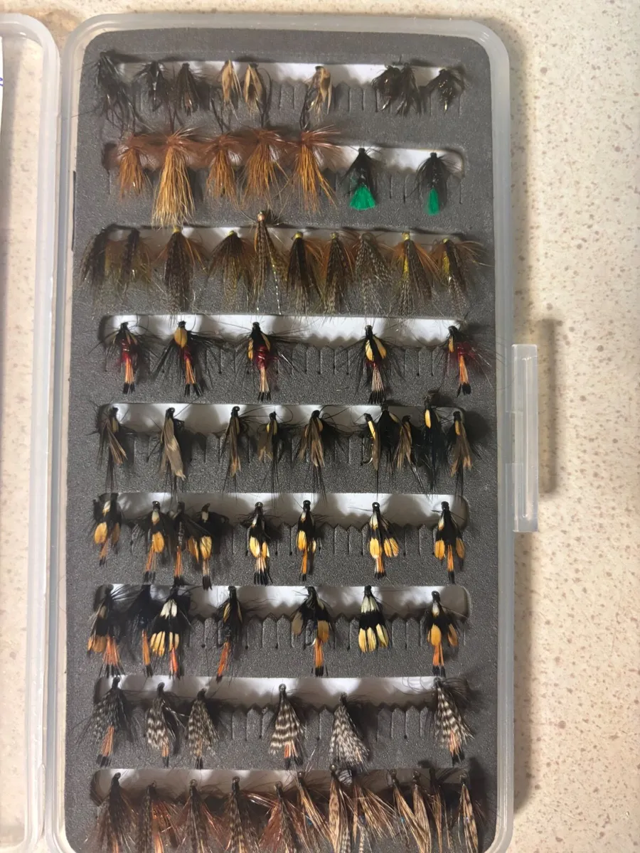 74 professionally tied lake flies - Image 1