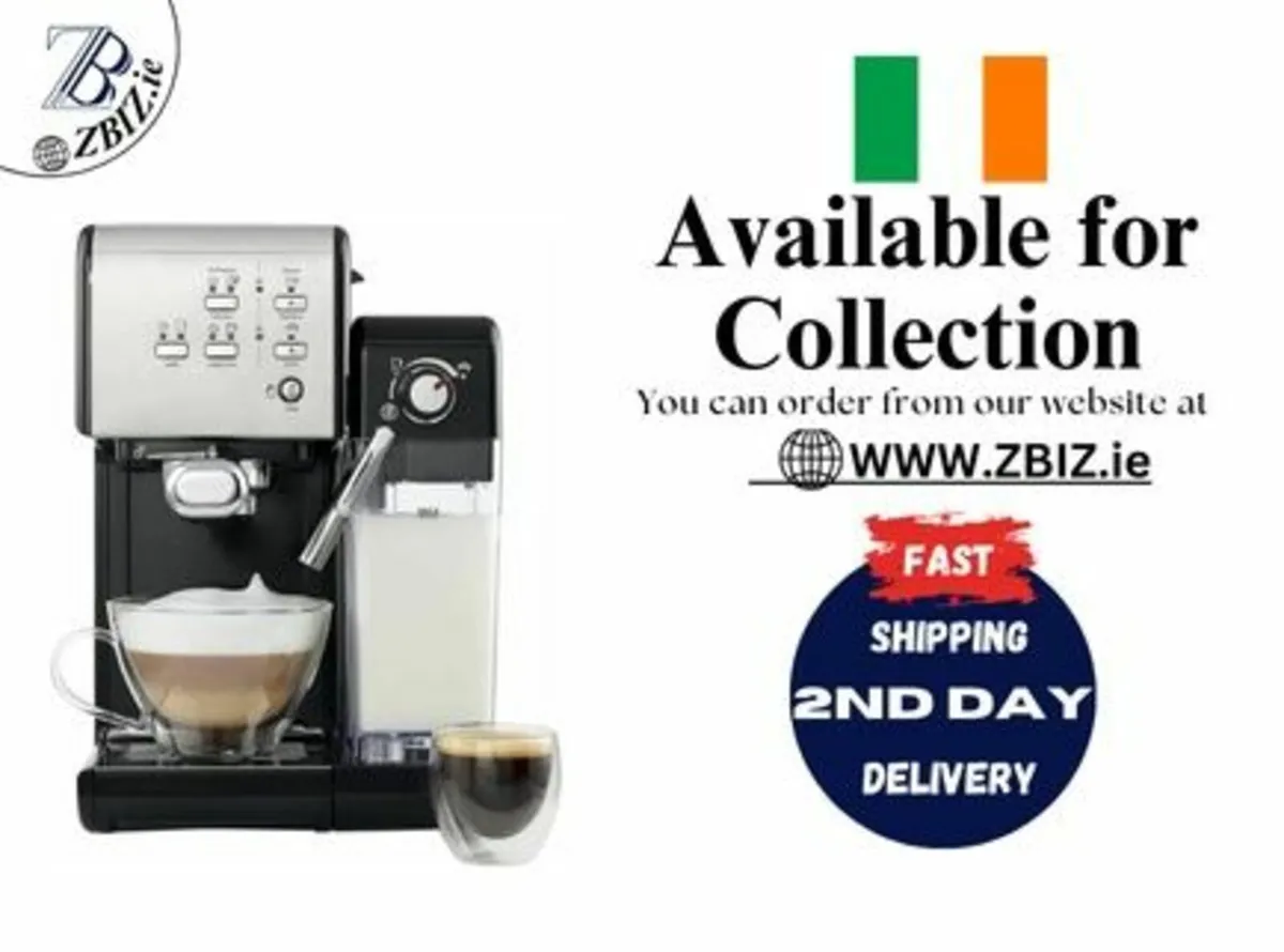 Automatic Coffee Machine 19 Bar One Touch Maker - Image 1