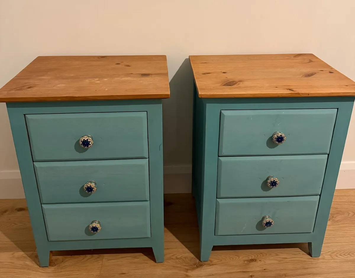 3 Drawer Bedside Lockers - €80 for two lockers - Image 1