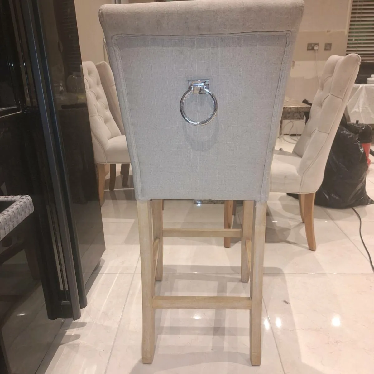 Fabric island stools - Image 2