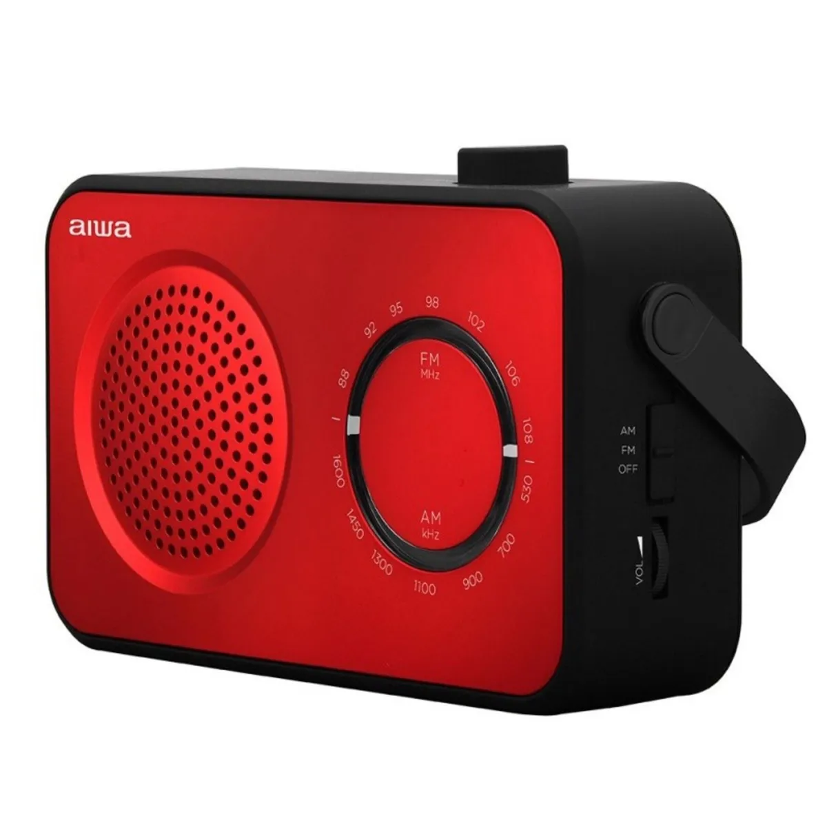 Aiwa Portable FM / AM Radio - Red
