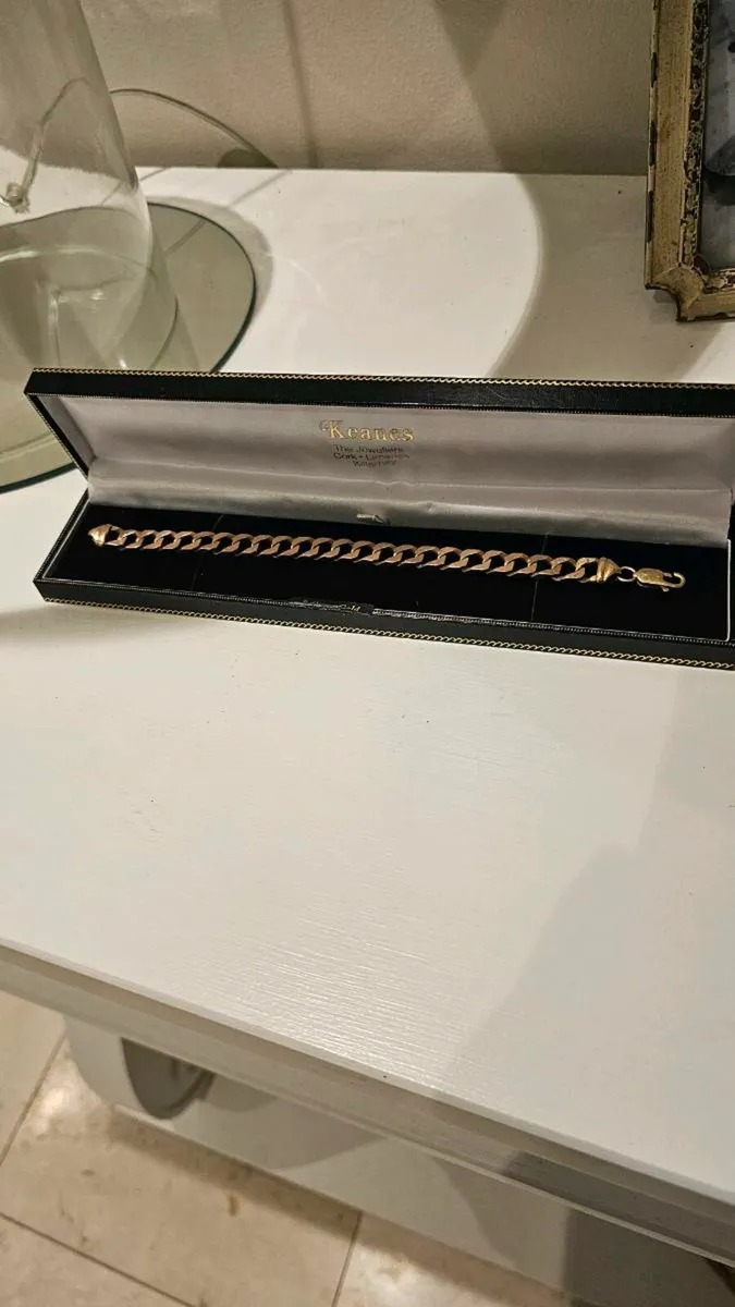 MENS GOLD BRACELET - Image 1