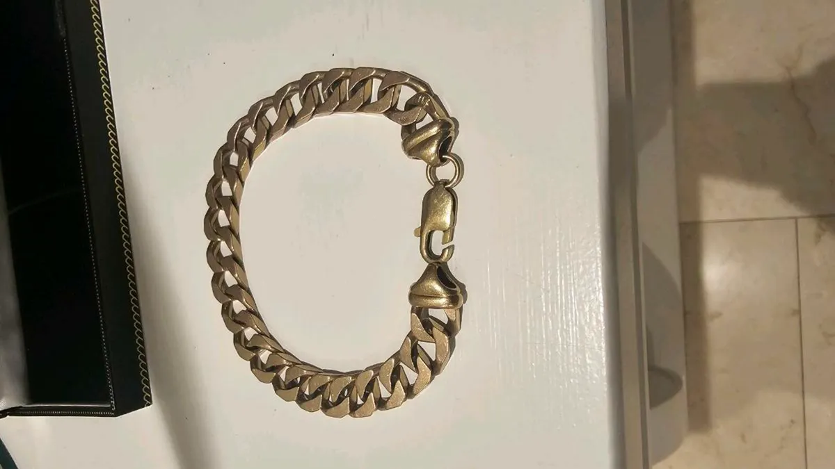 MENS GOLD BRACELET - Image 2