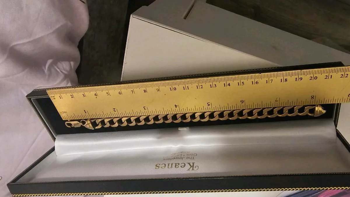 MENS GOLD BRACELET - Image 3