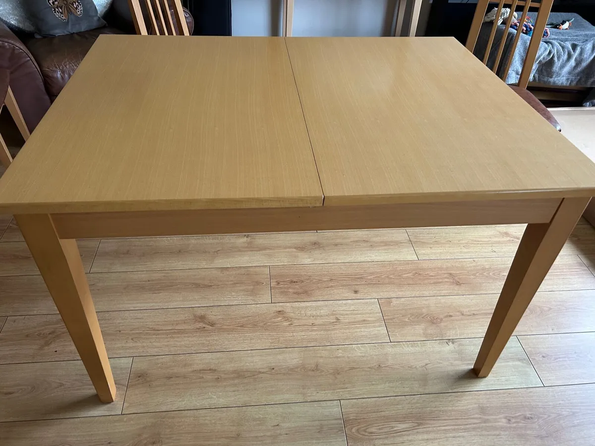 Table & 4 chairs - Image 2