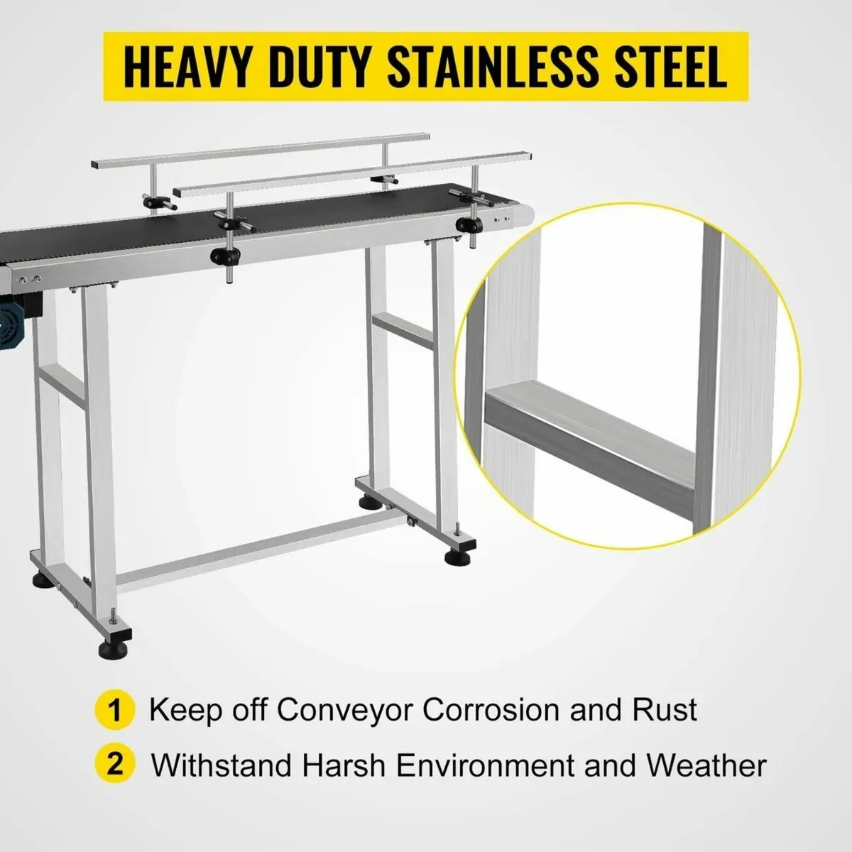 Electric Conveyor Machine Adjustable PVC Belt Unit - Image 4