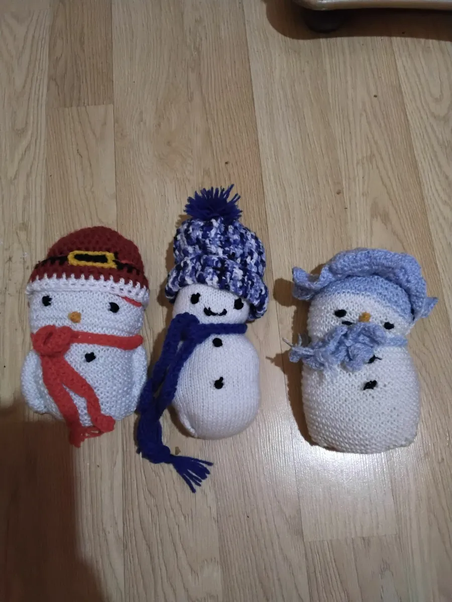Handmade snowmen