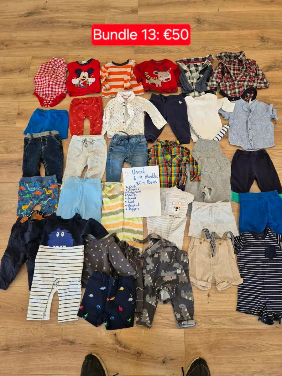 Rarely used BABY BOY CLOTHES - Image 3