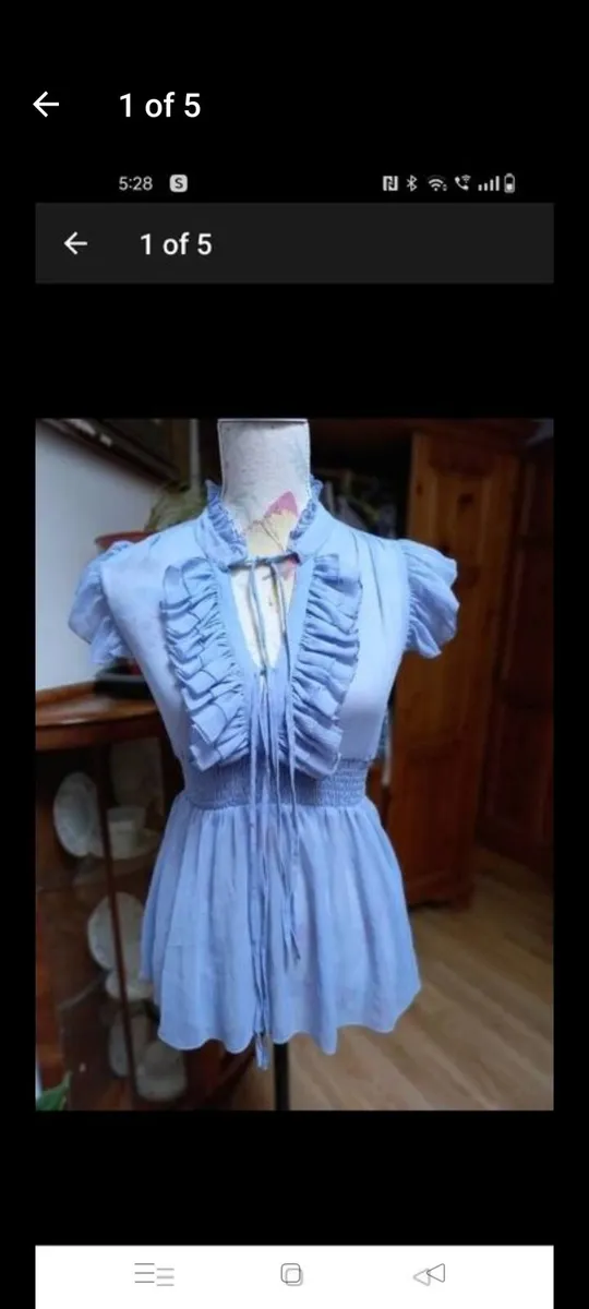 Villa, beautiful frill type blouse. New with tags. - Image 1
