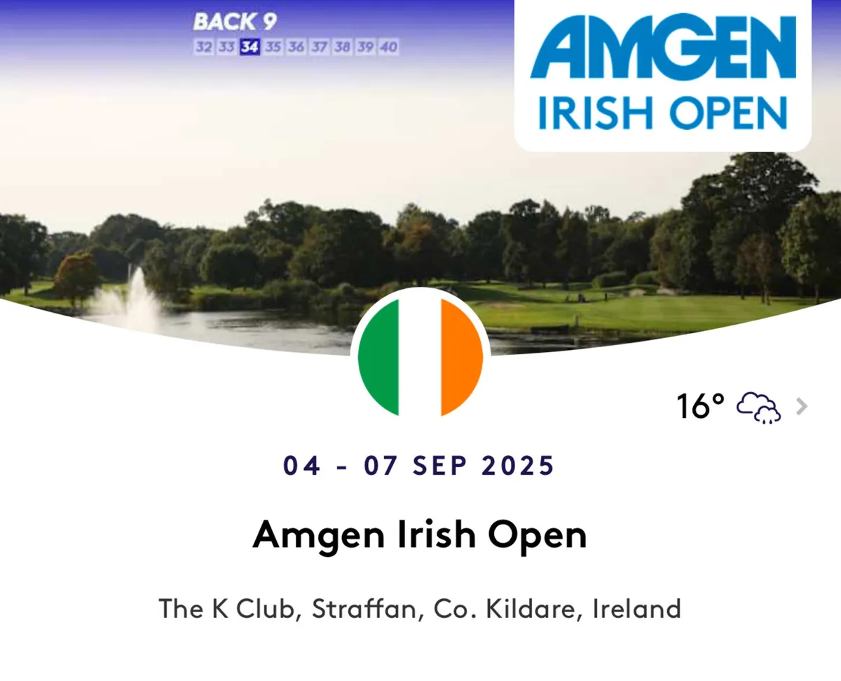 x2 Sunday Tickets AMGEN Irish Open
