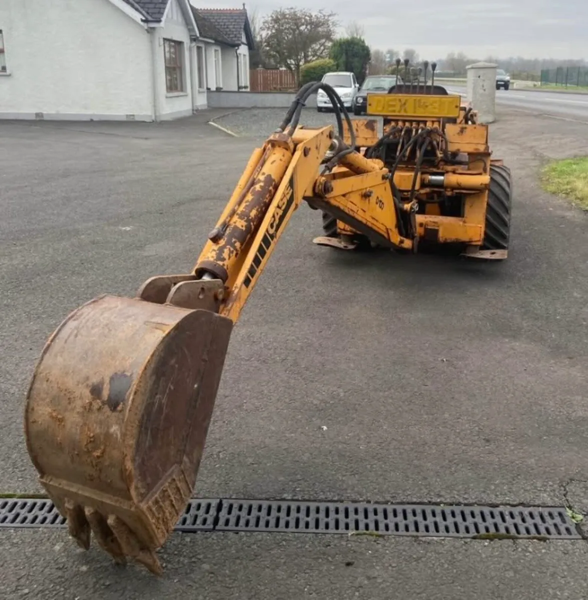 Case 646 digger mini digger - Image 3