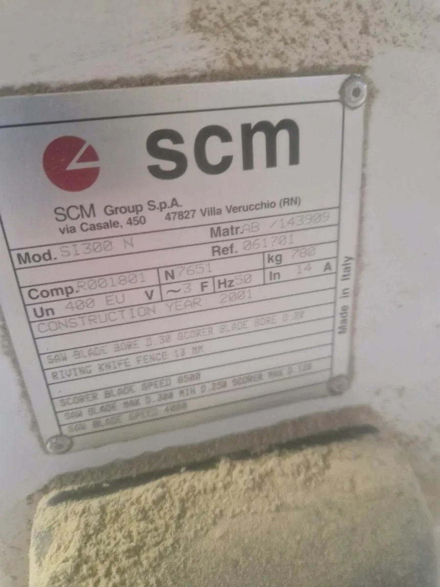 Scm panel saw 3 phaze - Image 3