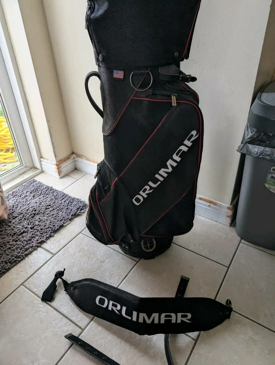 Vintage brand new Orlimar Golf bag & rain cover - Image 2