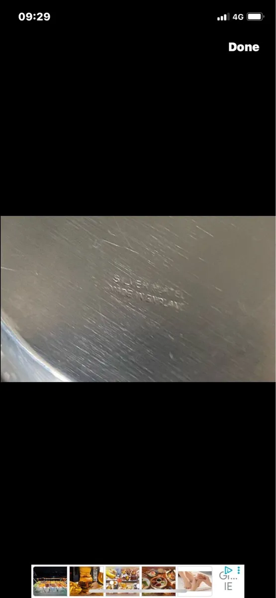 Silver Plated Wine Bottle Coaster - Image 4