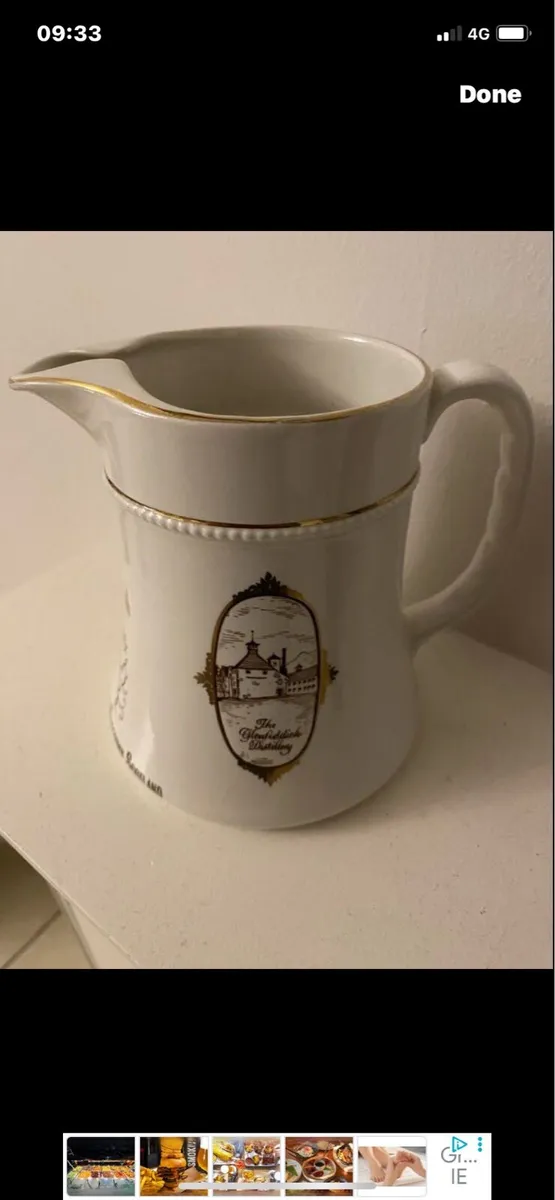 Rare Glenfiddich Ceramic Water Jug - Image 2