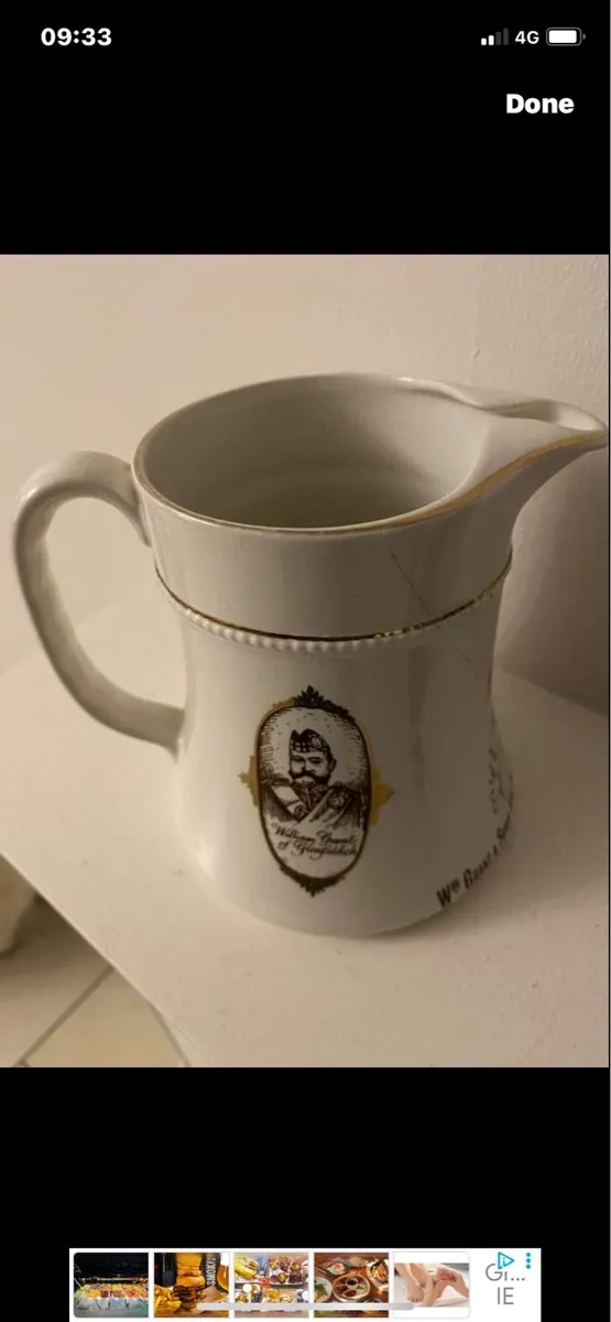Rare Glenfiddich Ceramic Water Jug - Image 3