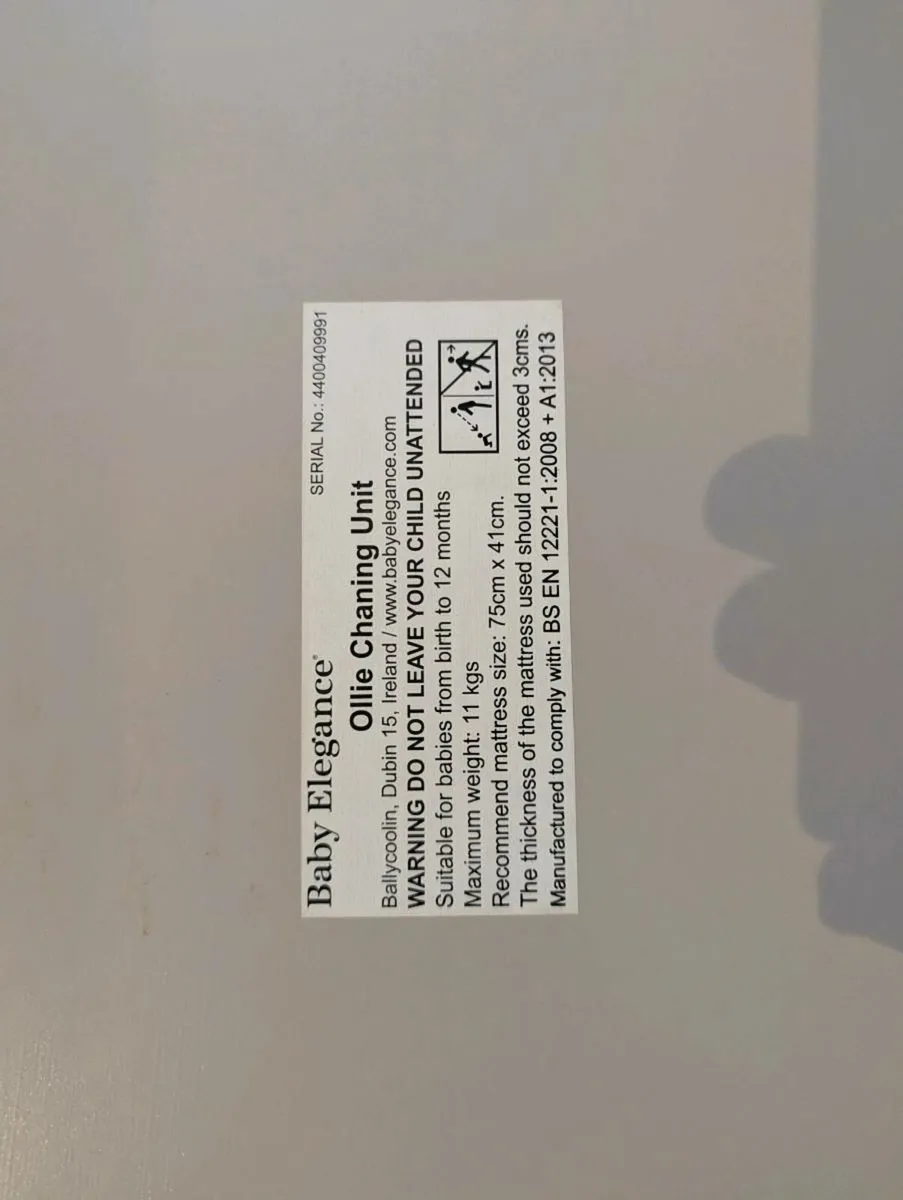 Baby Changing Table - Image 2