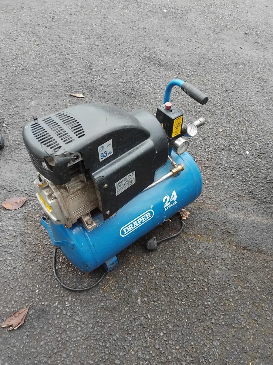 Air compressor 24 litres working perfect - Image 1