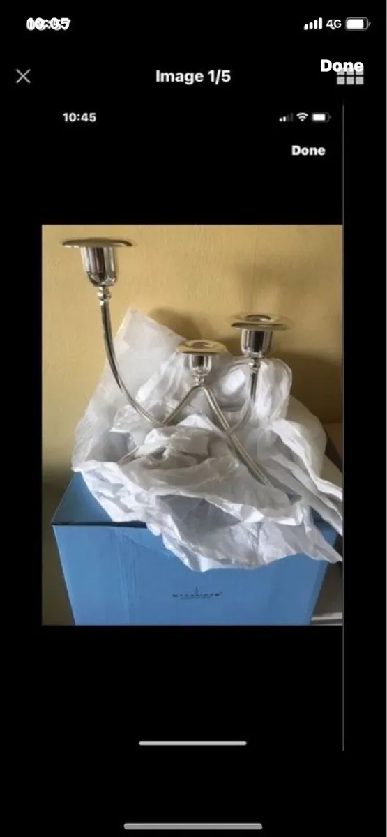 Newbridge Silverware Candleabra- NEW - Image 1