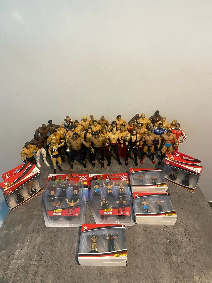 WWE Wrestling Figure Bundle Collection - Image 1