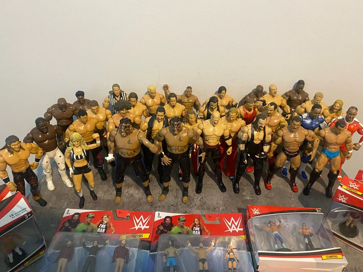 WWE Wrestling Figure Bundle Collection - Image 2