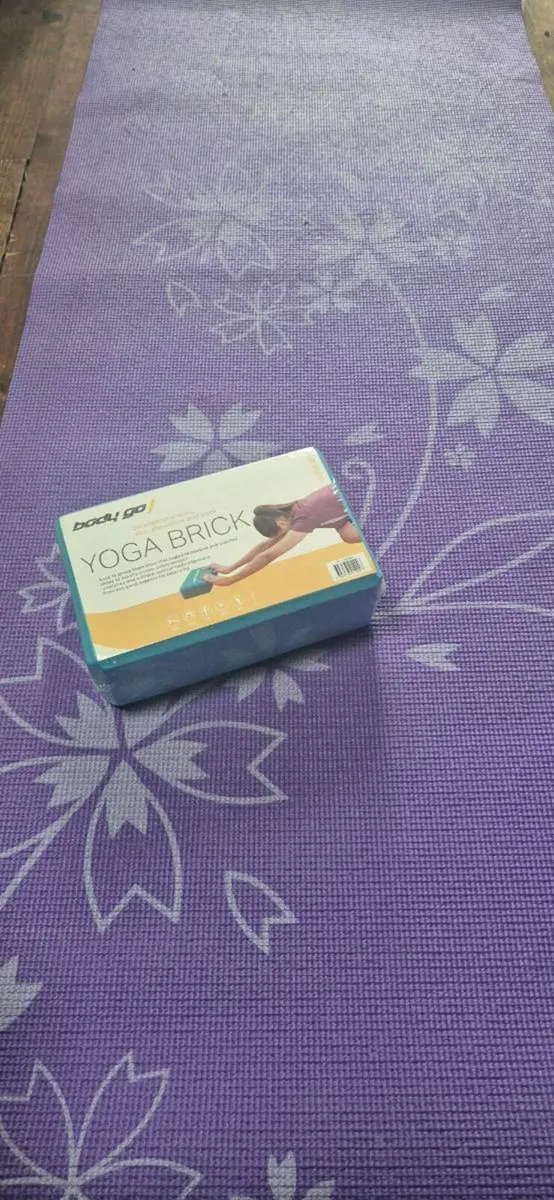 Yoga mats and blocks