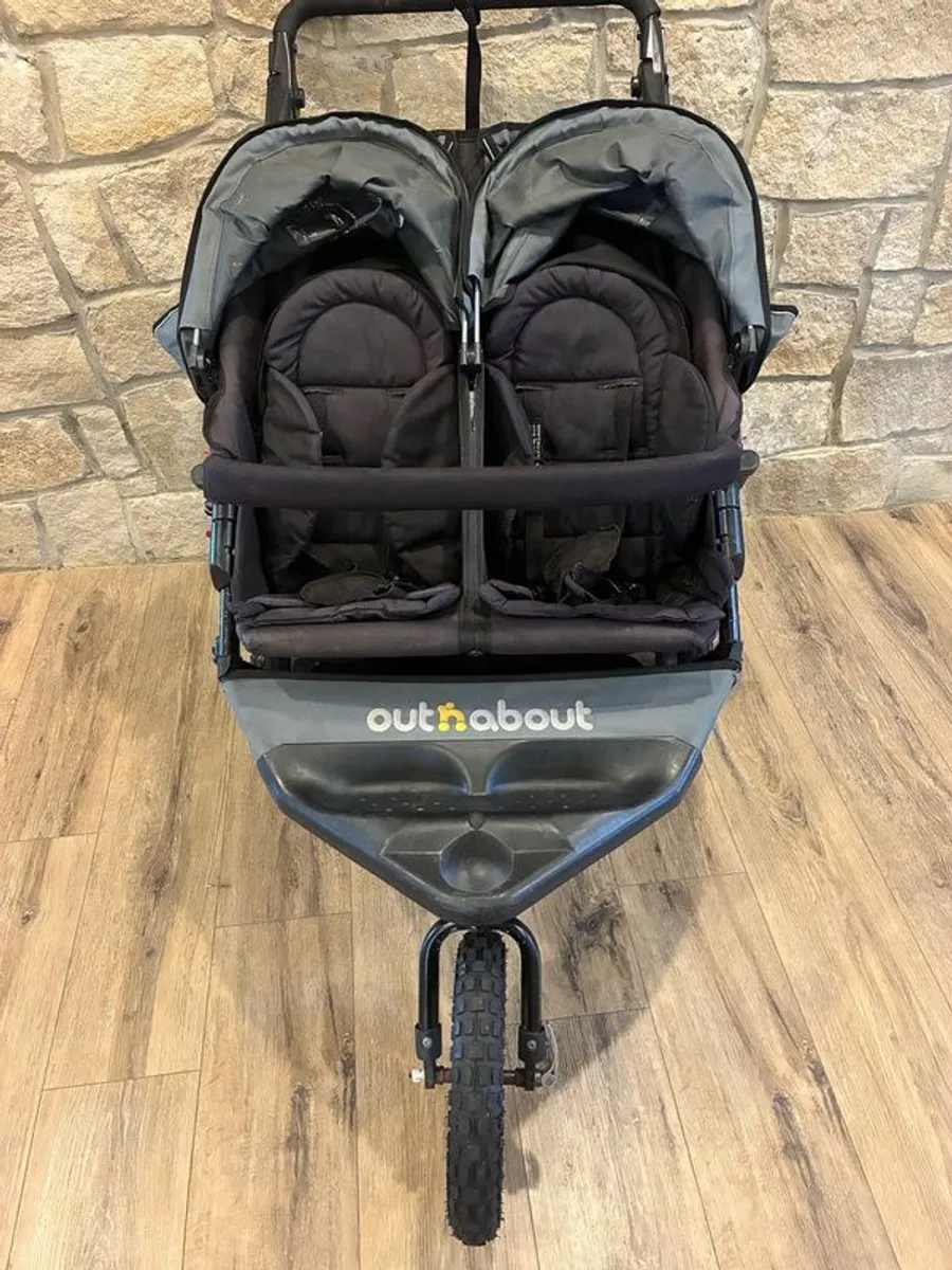 Out n about little nipper double buggy - Image 1