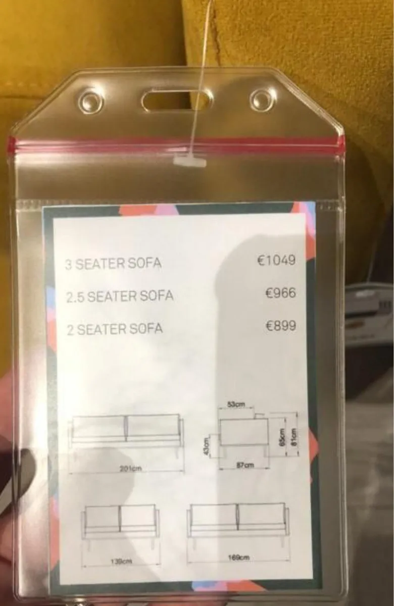 3 seater Sofa - Image 3