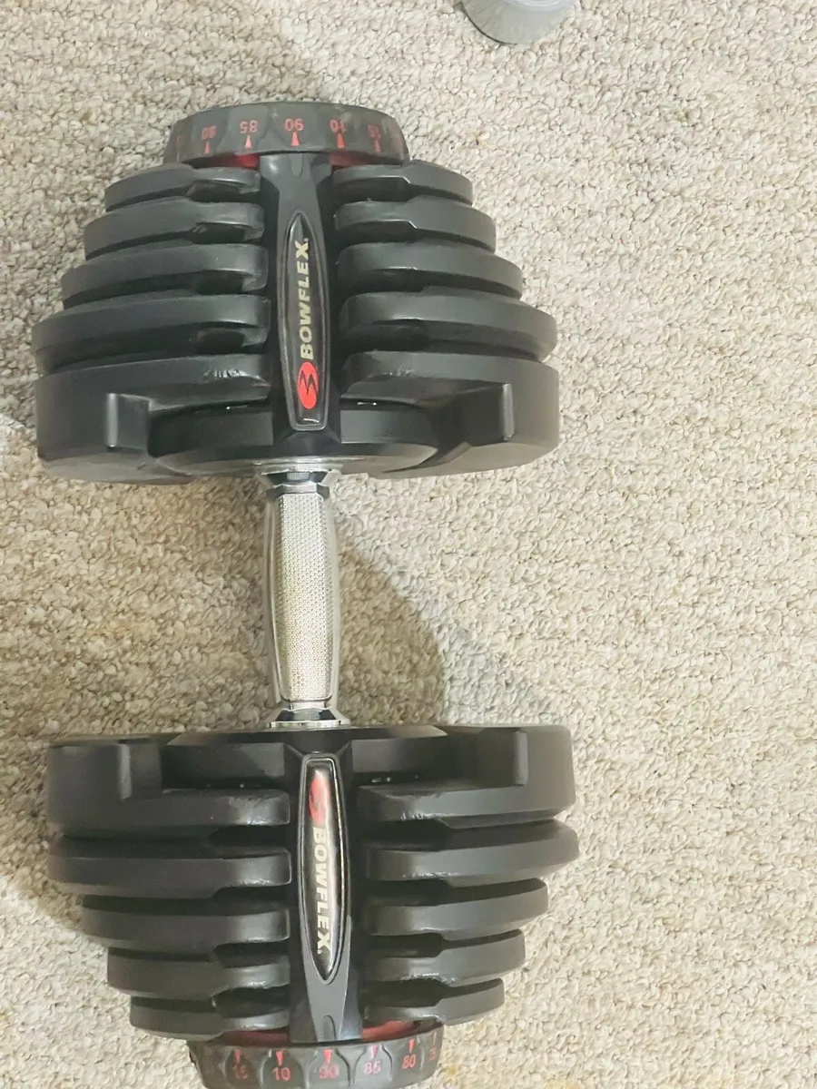 Bowflex 4-40Kg adjustable dumbbells with stand - Image 3