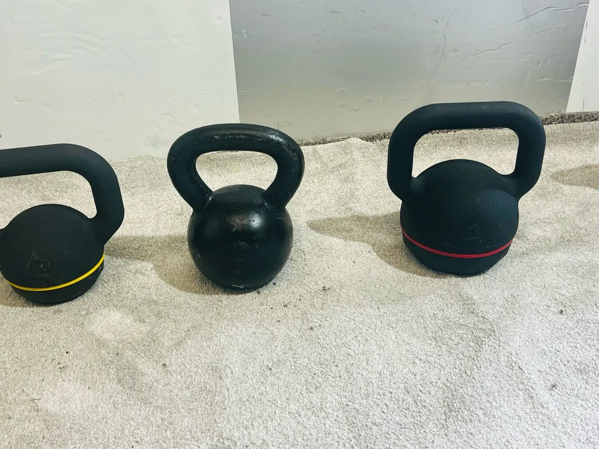 20kg 16kg 12kg cast iron kettlebells - Image 2