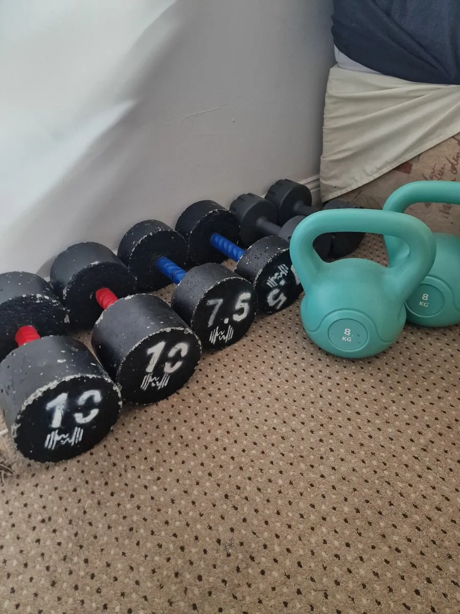 Dumbells  and Kettlebells