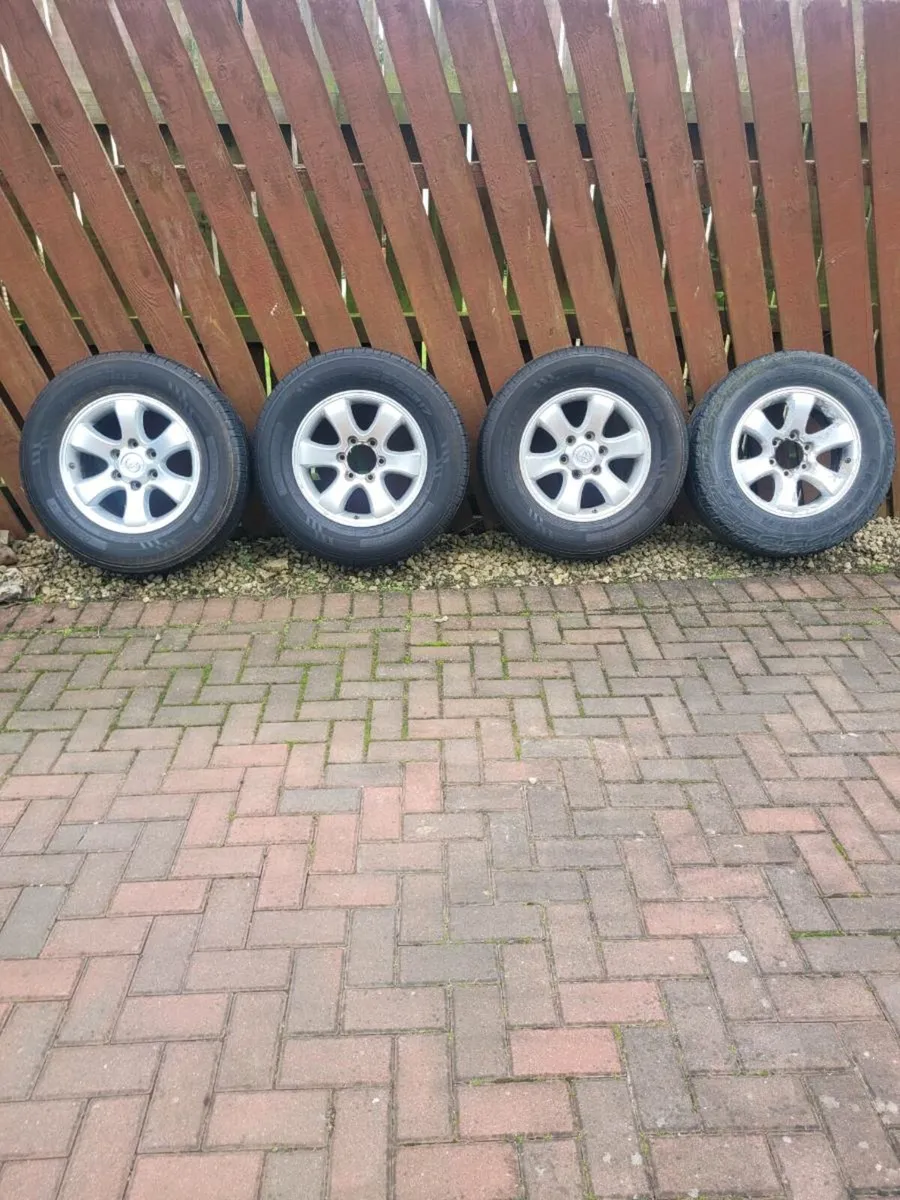 Set of Toyota Land Cruiser Wheels and Tyres - Image 1