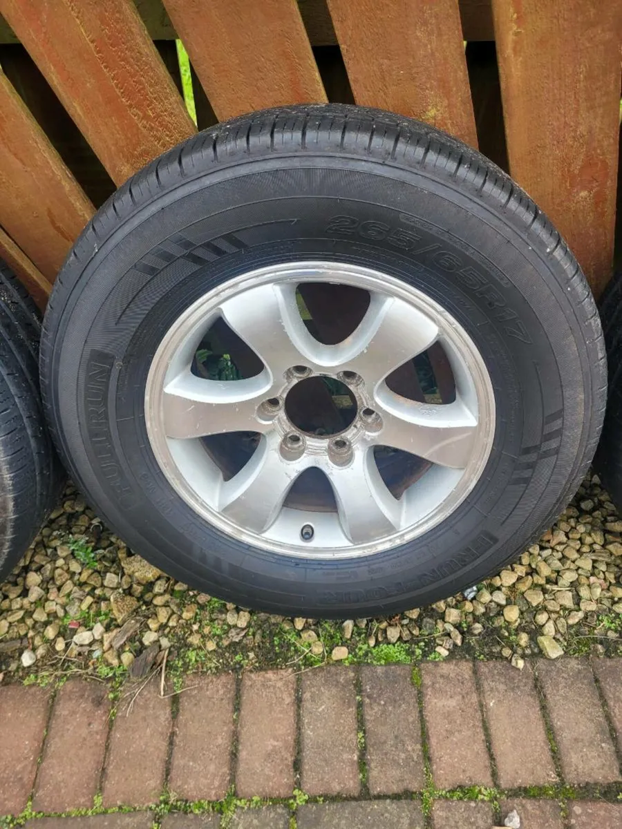 Set of Toyota Land Cruiser Wheels and Tyres - Image 3