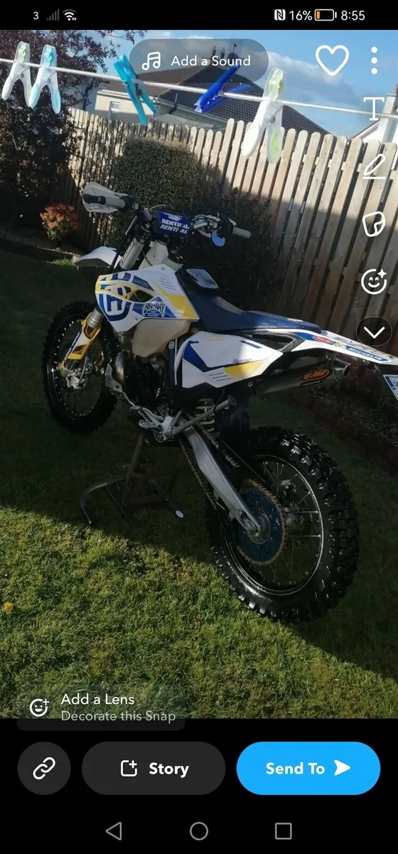 Husqvarna Te250 2014 irish road registered - Image 2