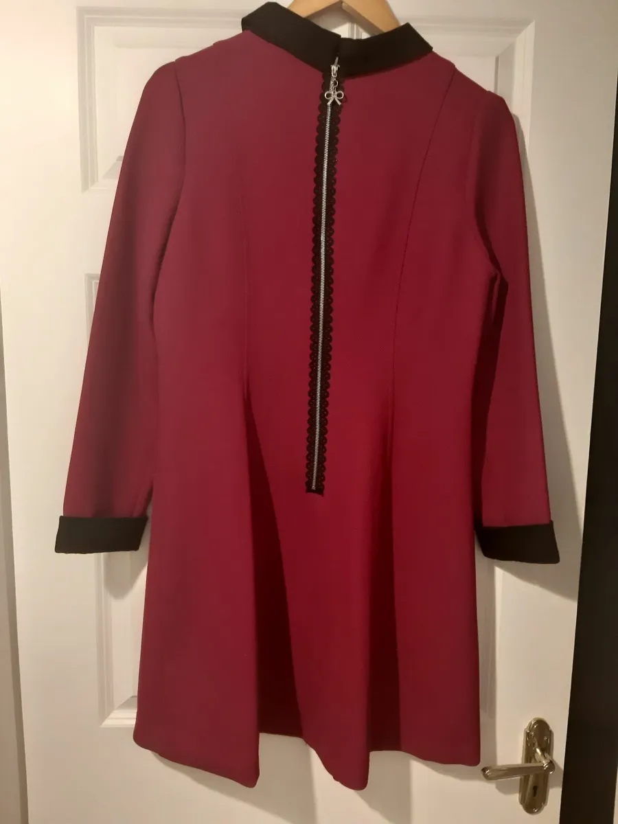 Savida fuschia shift dress size 12 - Image 2