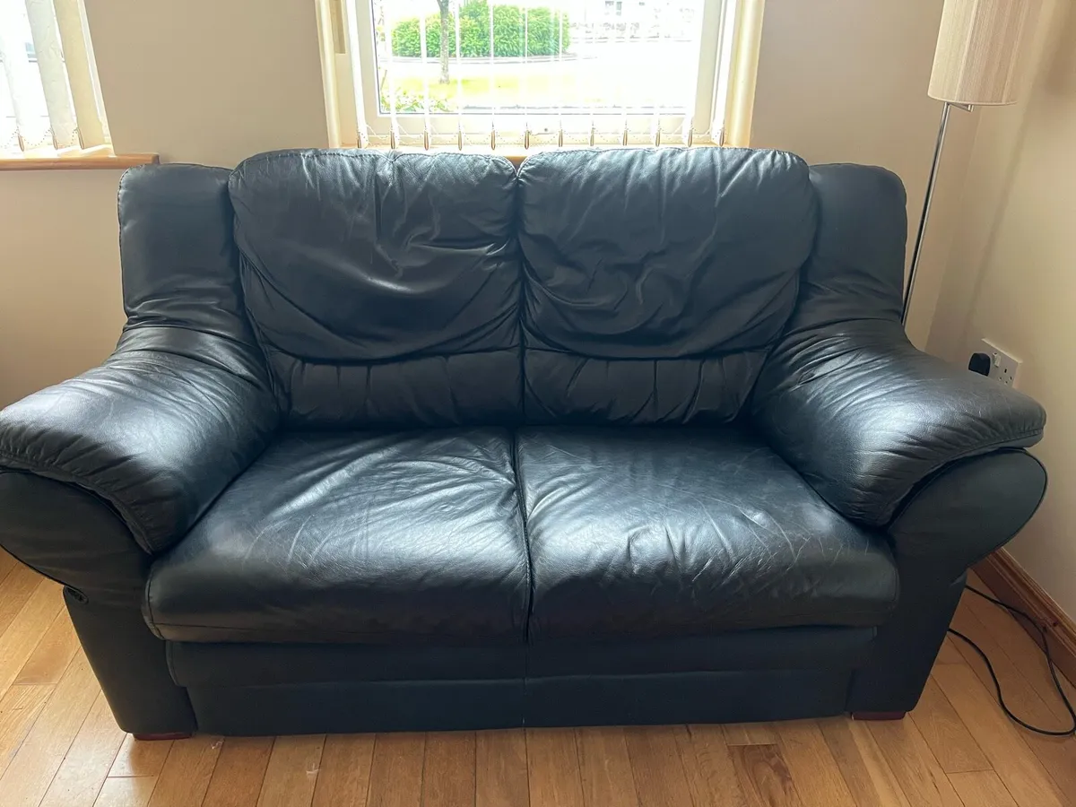 2 seater & corner armchair - Image 1