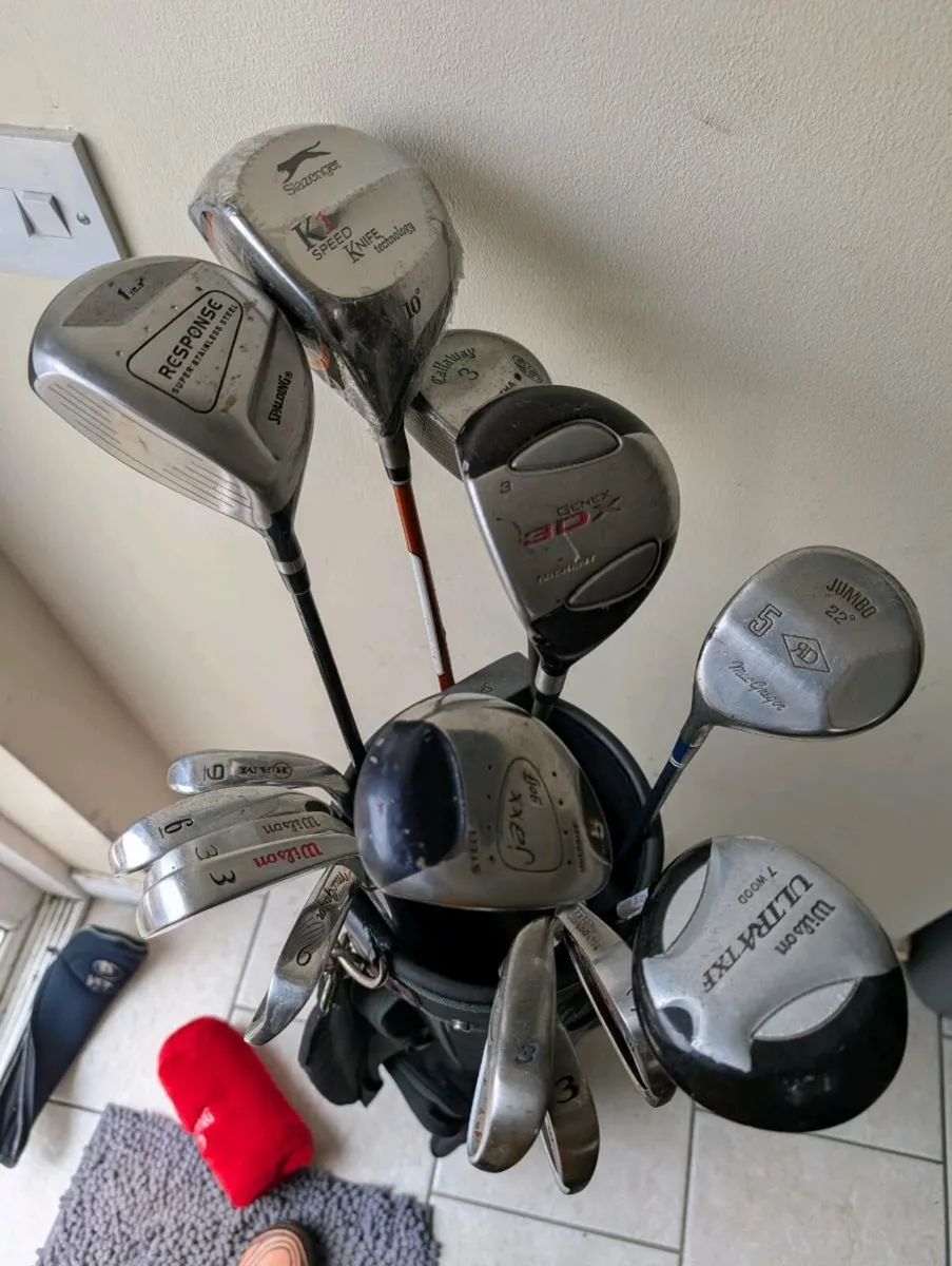 Selection of left handed Golf clubs - Image 4
