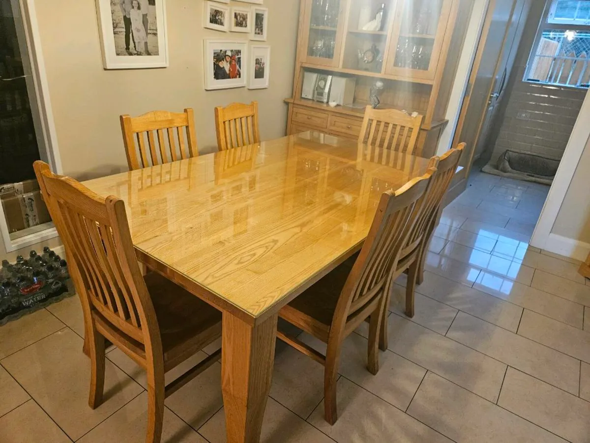 Dining Table and Dresser - Image 1