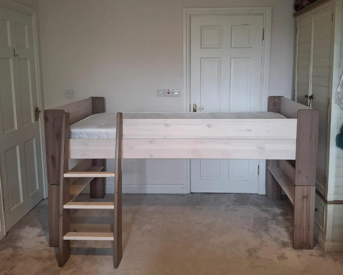 Single bed with storage space
