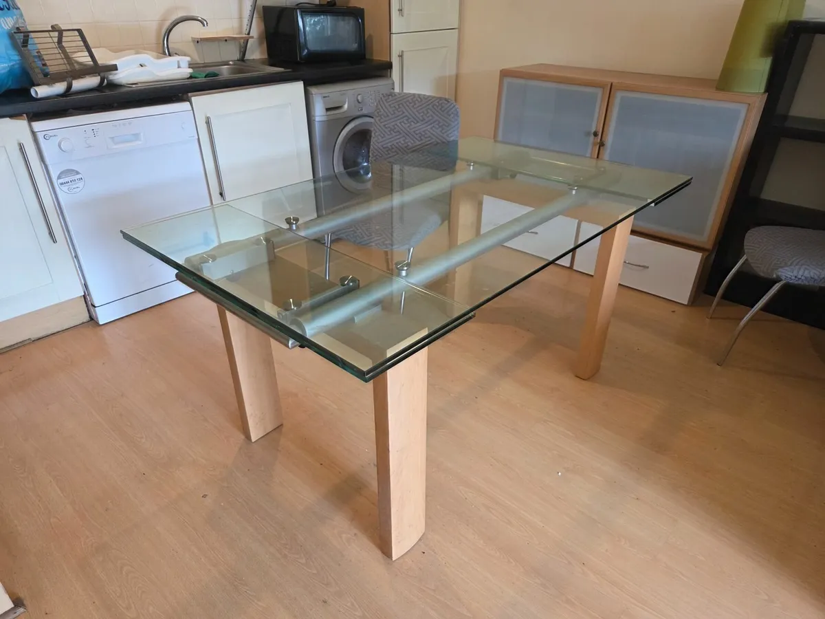 Table - glass topped - Image 2