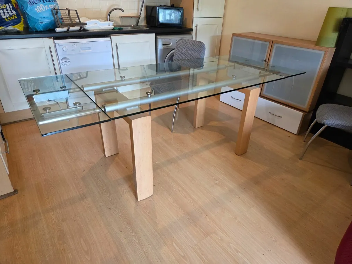 Table - glass topped - Image 3